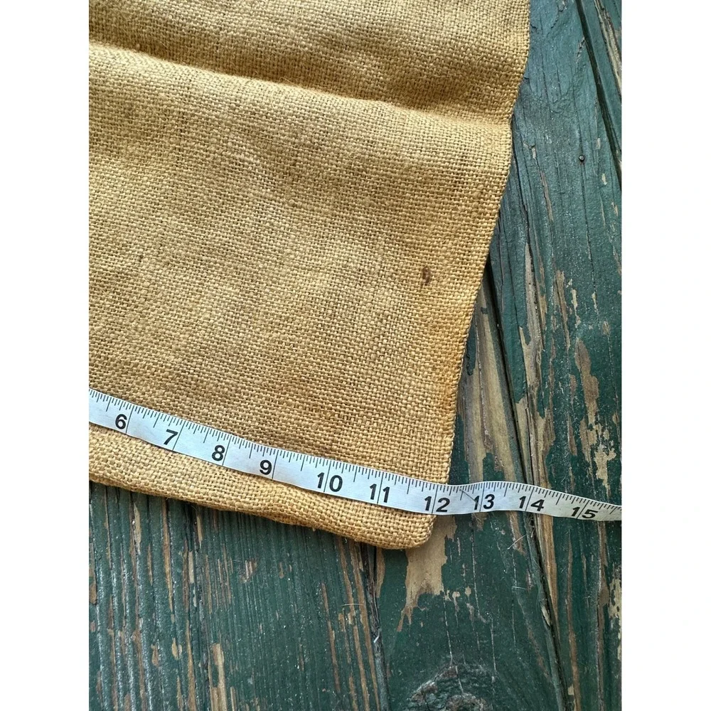 Vintage Los Leones Burlap Sack Jute Lion Graphic Bag Farmhouse Decor 12x16